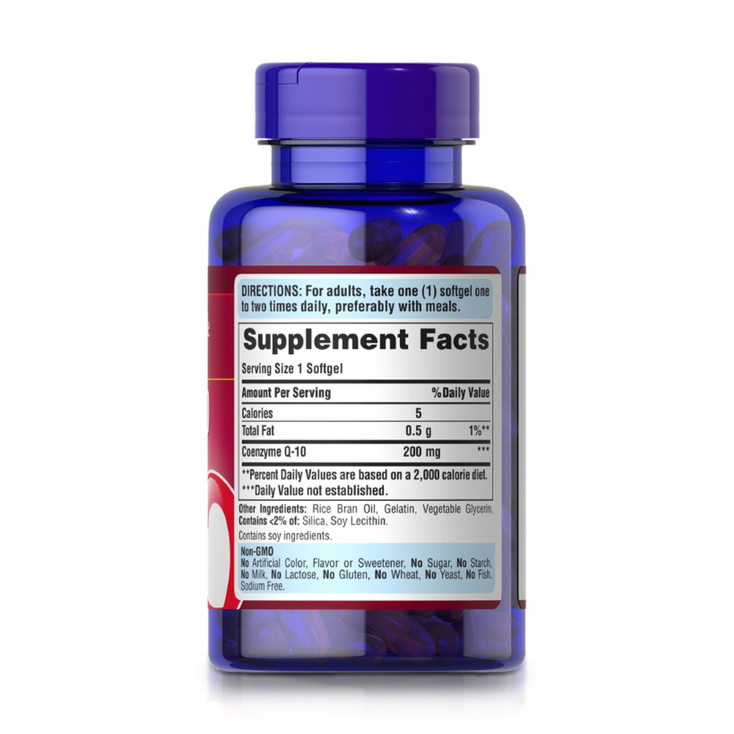 COENZIMA Q-10 200 MG (120 SOFTGELS) - PURITAN’S PRIDE - 2