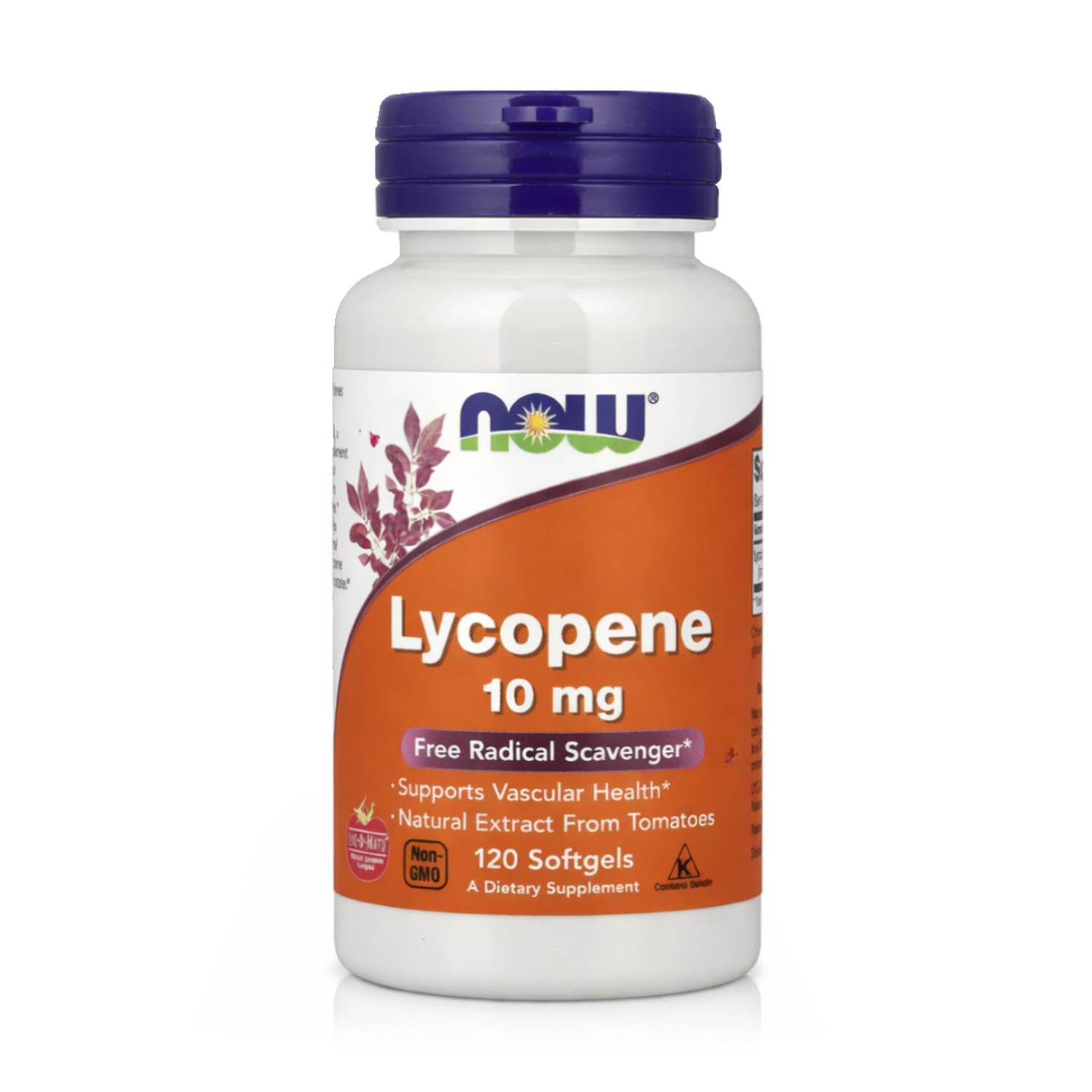 LICOPENO 10 MG (120 SOFTGELS) - NOW FOODS - 1
