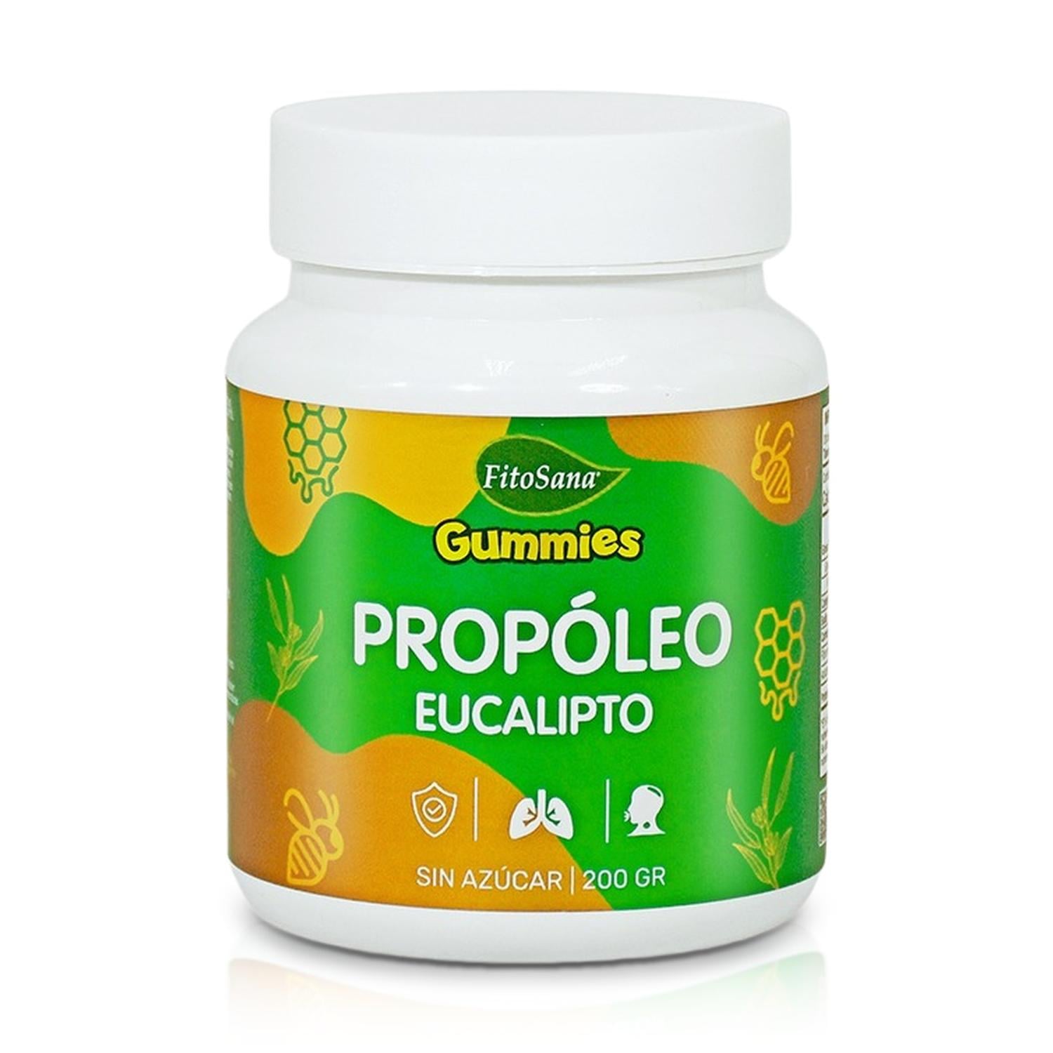 PROPÓLEO EUCALIPTO GOMITAS SIN AZÚCAR (200 G) - FITOSANA - 1
