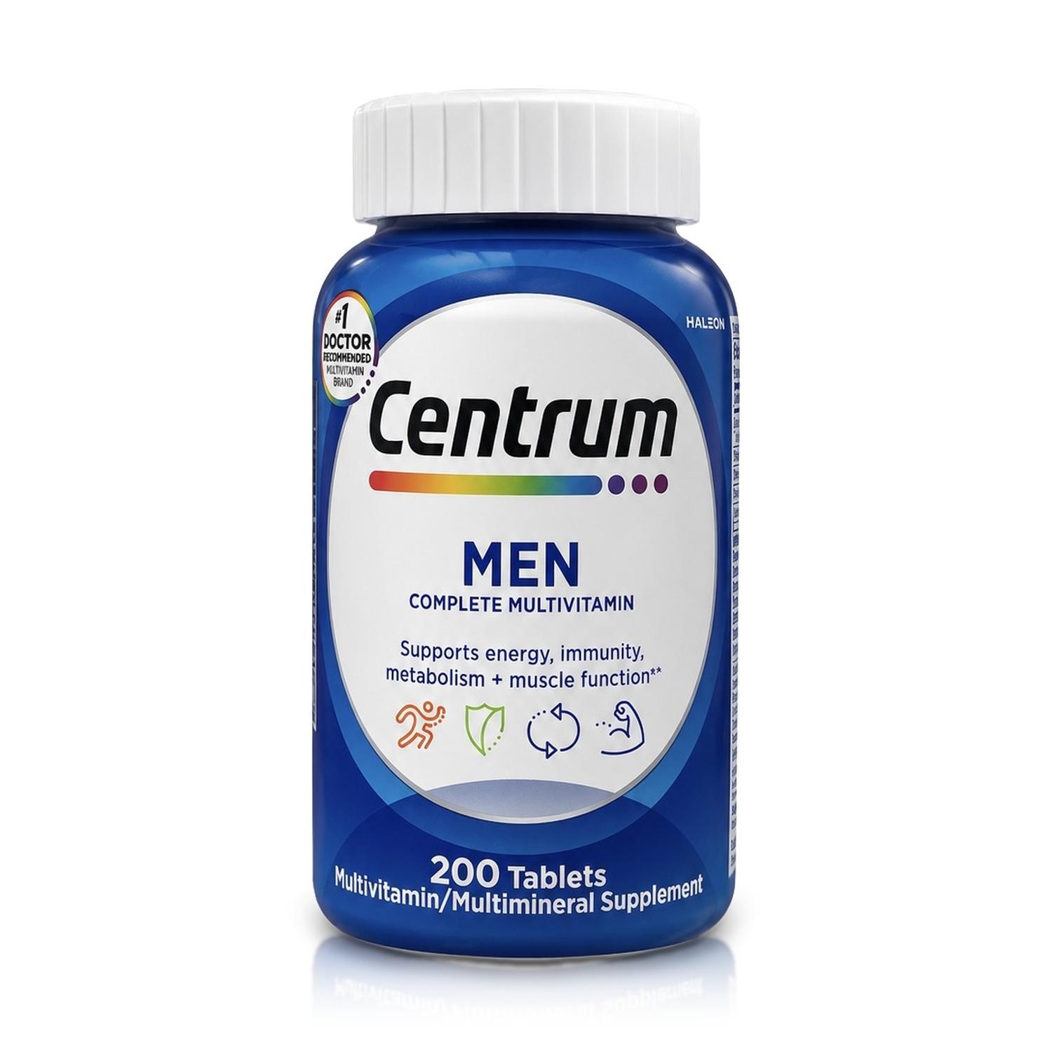 MEN MULTIVITAMÍNICOS (200 TABLETAS) - CENTRUM - 1