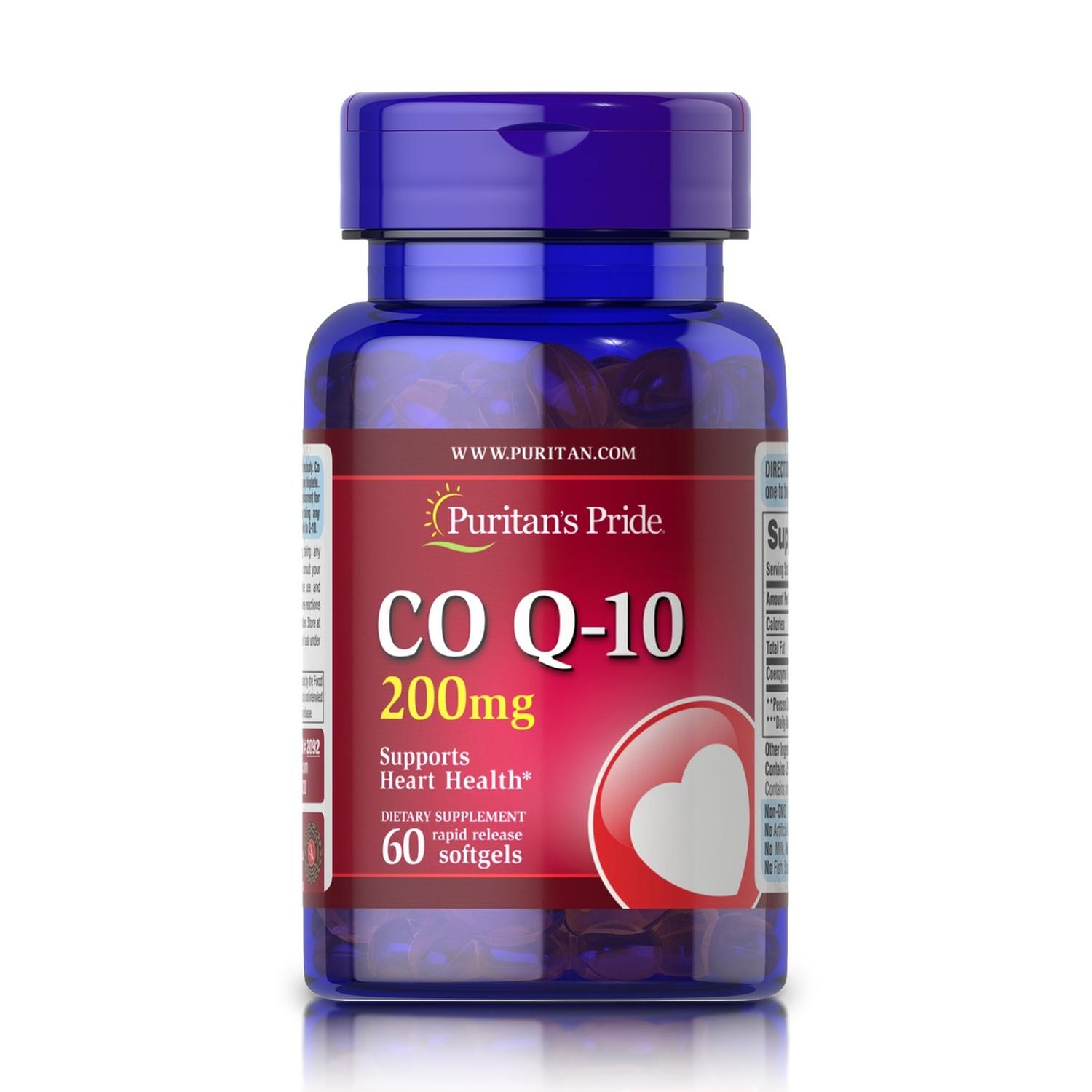 COENZIMA Q-10 200 MG (60 SOFTGELS) - PURITAN’S PRIDE - 1