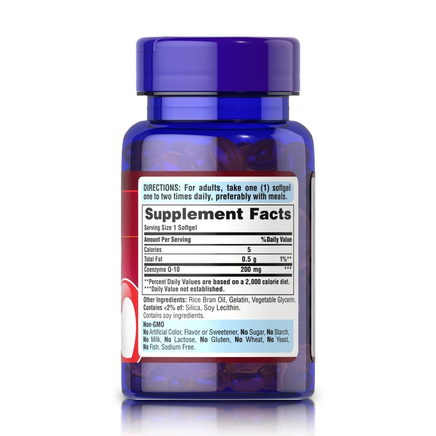 COENZIMA Q-10 200 MG (60 SOFTGELS) - PURITAN’S PRIDE - 2