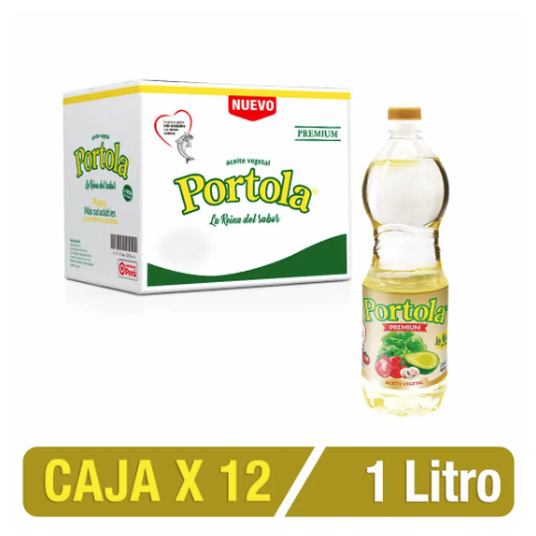 ACEITE SOYA PORTOLA 1 LT CAJA 12 UNIDADES - 1