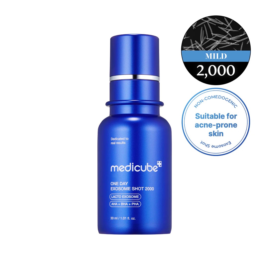 MEDICUBE ZERO - ONE DAY EXOSOME SHOT 2000 PPM FACIAL SERUM 30ML - 2