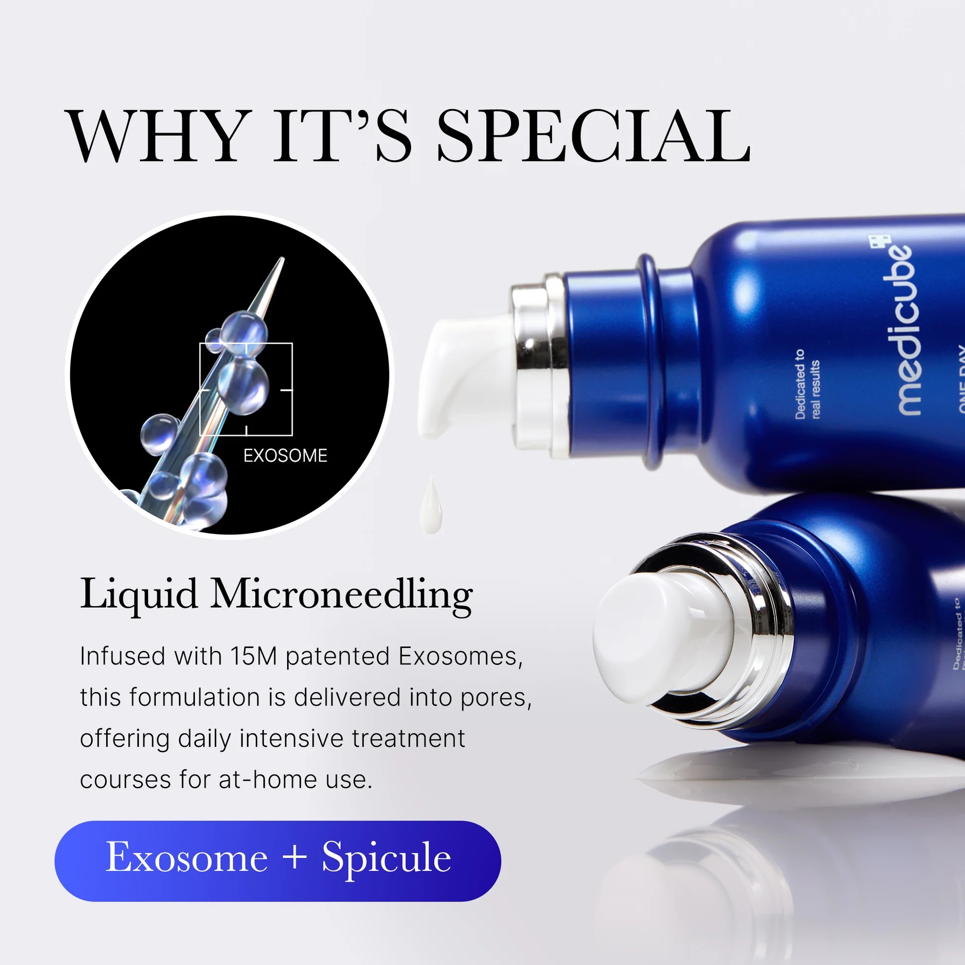 MEDICUBE ZERO - ONE DAY EXOSOME SHOT 2000 PPM FACIAL SERUM 30ML - 6
