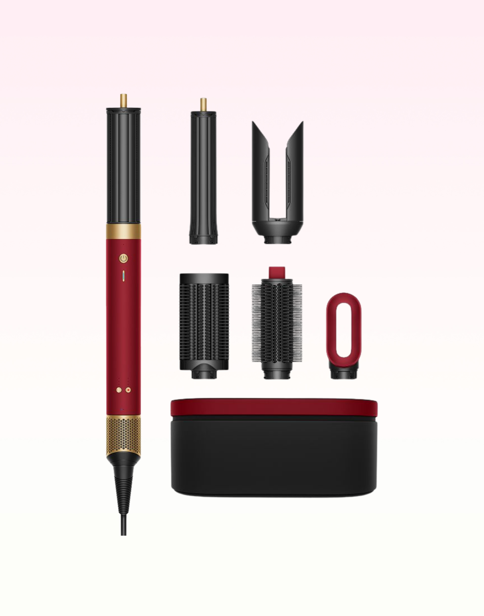 DYSON COANDA 2X RED VELVET AIRWRAP (2025) EDICION LIMITADA 220V VOLTAJE PERU - 1