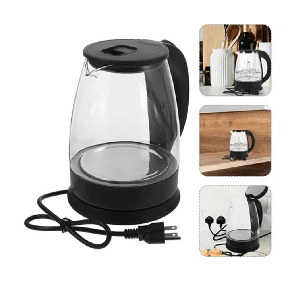 HERVIDOR VIDRIO CON ILUMINACIÓN + AZUCARERO DE REGALO - 2
