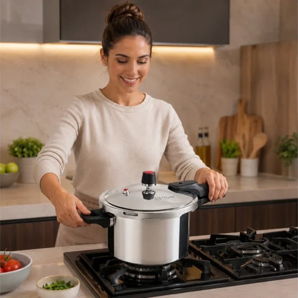 OLLA A PRESION FACUSA 7 LTS ACE. INOX - 2