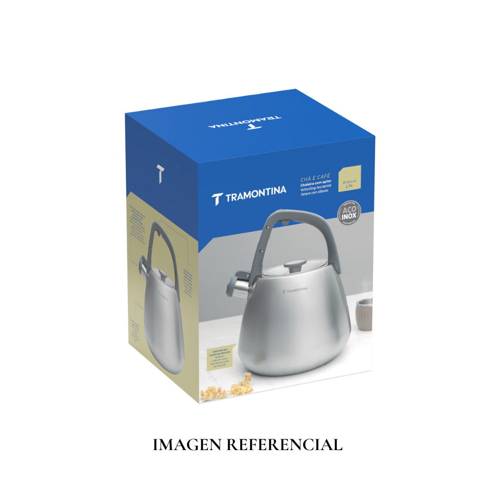 TETERA TRAMONTINA ACERO. INOX CAP. 2.5L-B - 5