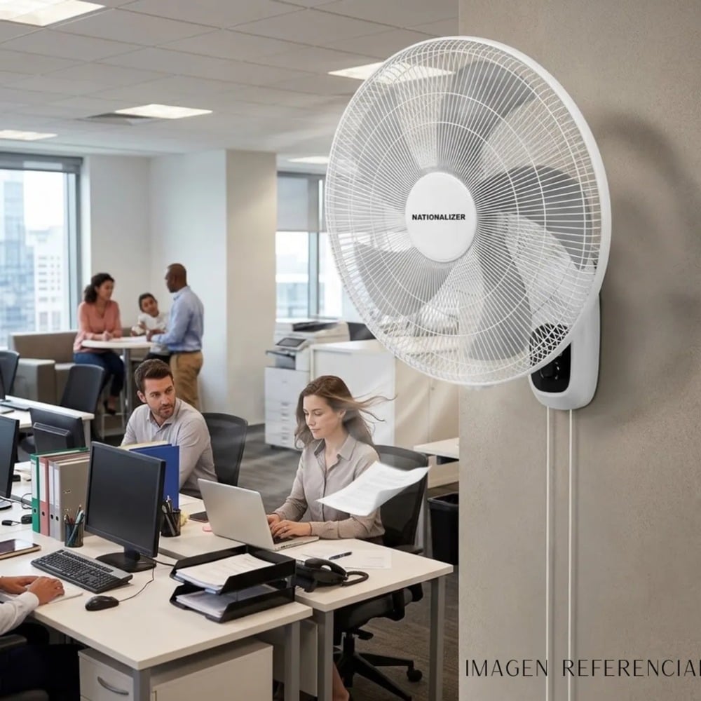 PACK 02 VENTILADOR PARED NATIONALIZER 16 PULGADAS 55 WATTS B. - 2