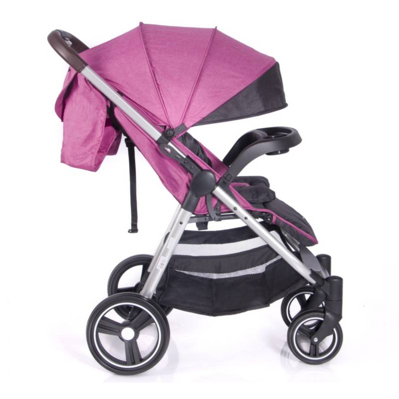 COCHE DE PASEO ATTON DELUXE EBABY EB134 ROSADO - 2