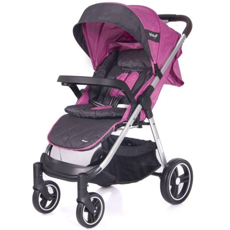 COCHE DE PASEO ATTON DELUXE EBABY EB134 ROSADO - 3