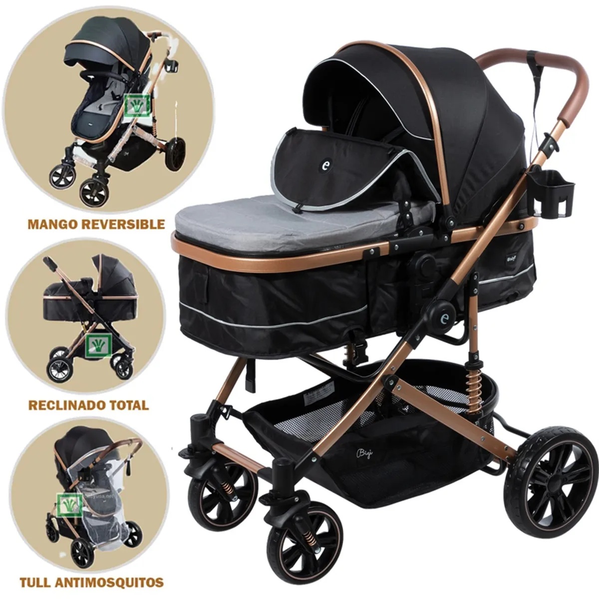COCHE MOISES EBABY BIGI DE LUJOPL - 1