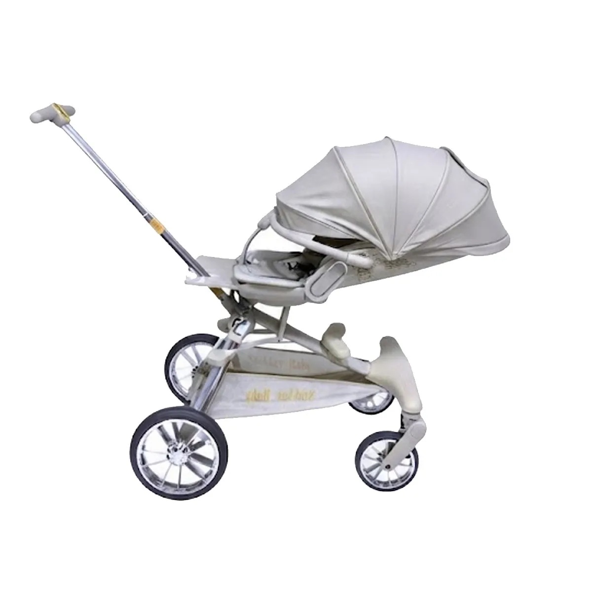 COCHE CARRIOLA GIRATORIO V16 PLUS GRIS - 2