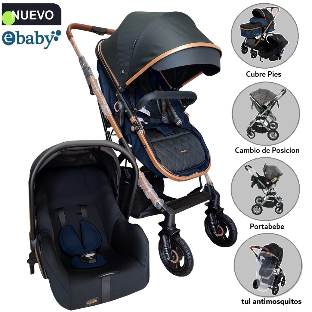 NUEVO COCHE MOISES CON PORTA BEBE RONDA PLUS - 1