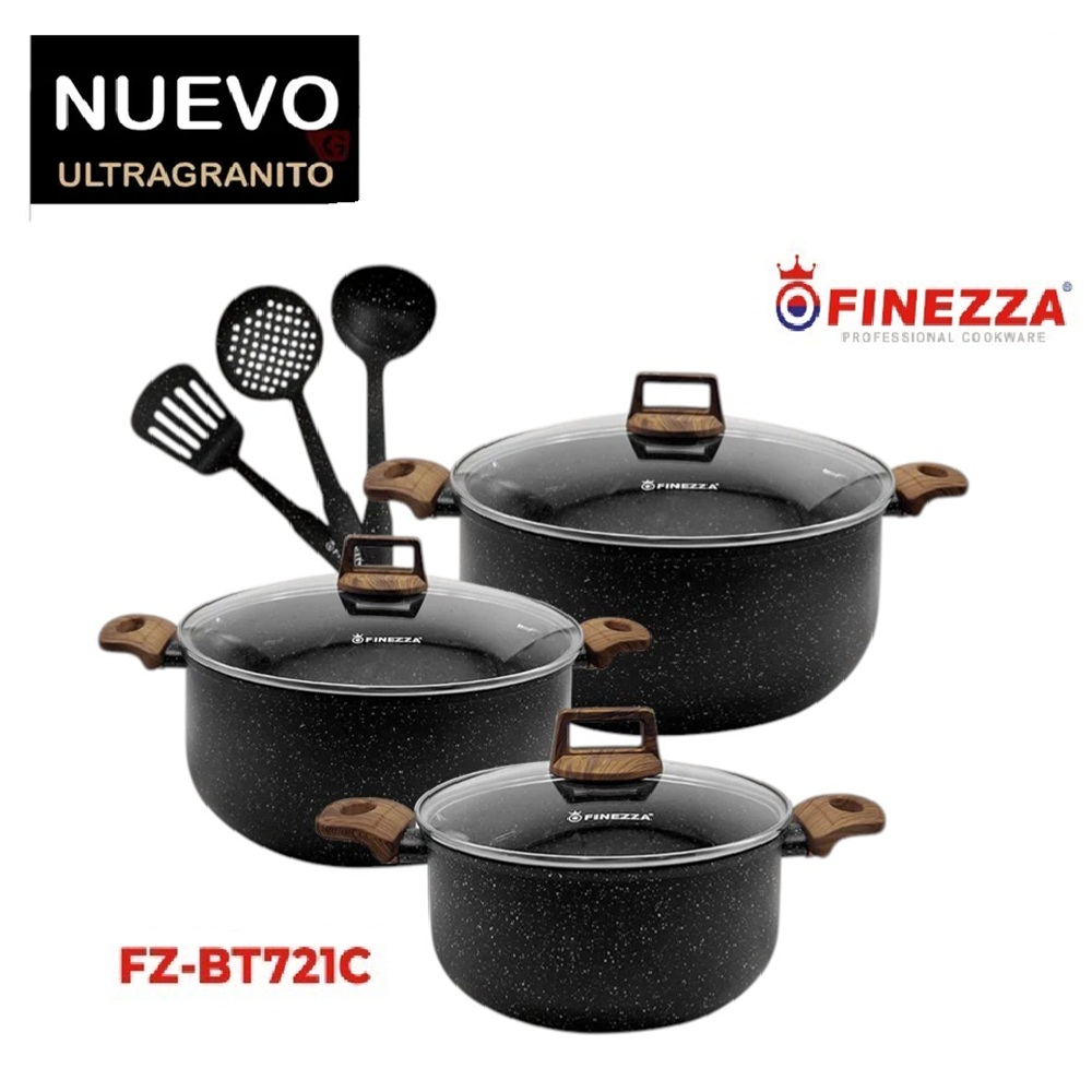 JUEGO DE OLLAS ULTRAGRANITO 9 PIEZAS FZ-BT721C - 1