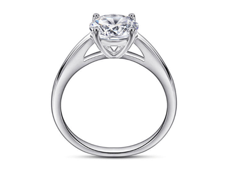 ANILLO DE COMPROMISO DE PLATA MACIZA 925 MODELO 362B - 2