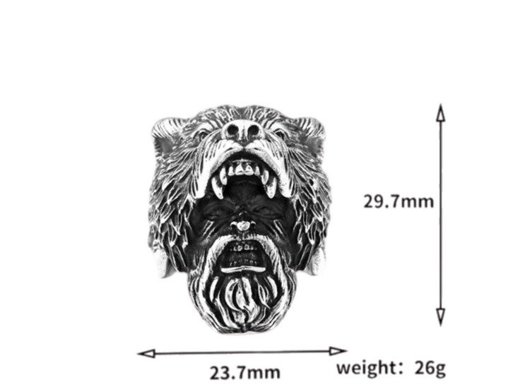 ANILLO PARA HOMBRE MODELO BERSERKER - 3