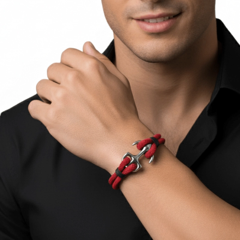 BRAZALETE PULSERA PARA HOMBRE MODELO NAÚTICO - 1