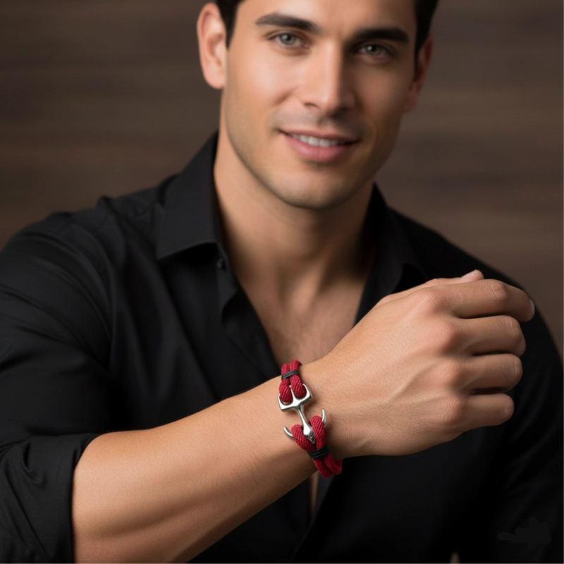 BRAZALETE PULSERA PARA HOMBRE MODELO NAÚTICO - 3