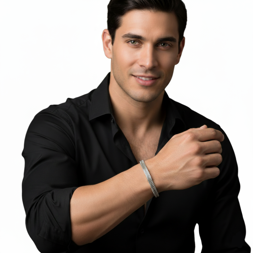 BRAZALETE PULSERA PARA HOMBRE COLA DE ZORRO - 7