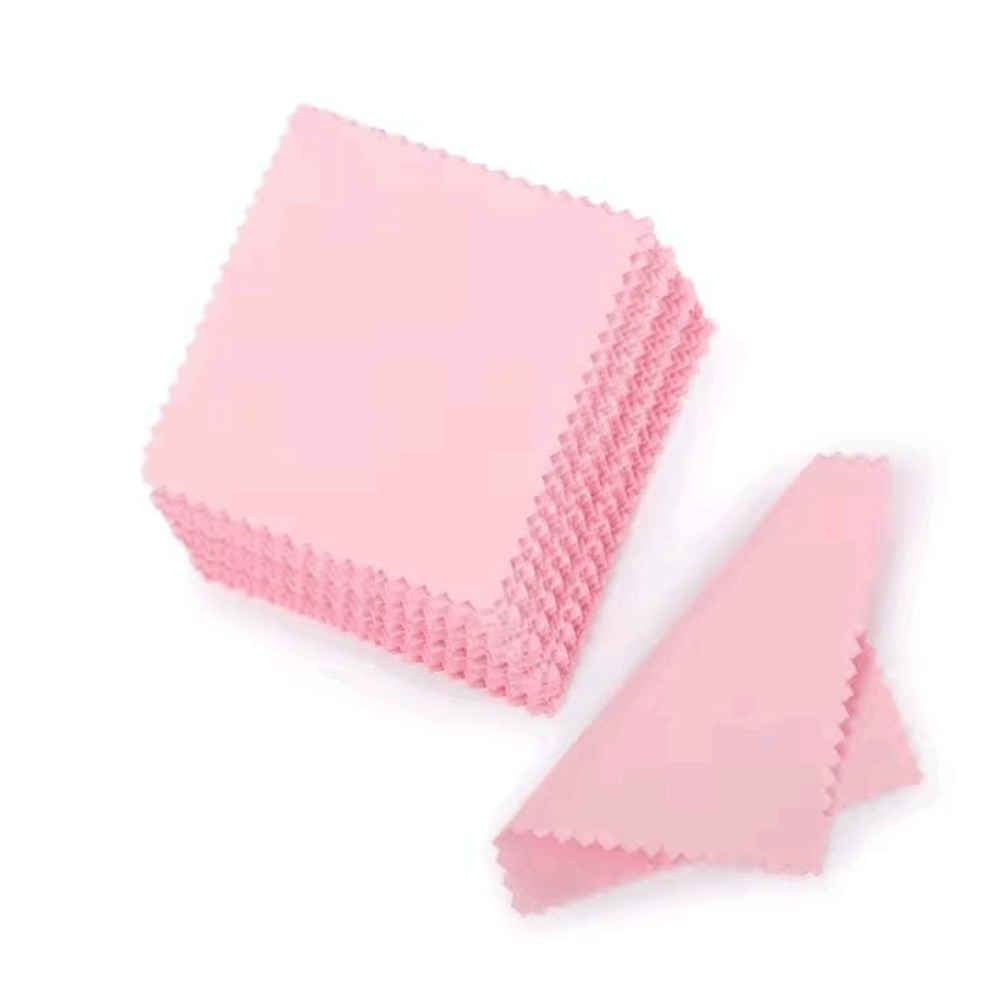 PAÑOS DE FRANELA PREMIUM PARA LIMPIEZA DE JOYAS X 50 UNIDADES - 1