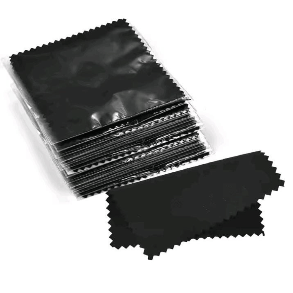 PAÑOS DE FRANELA PREMIUM PARA LIMPIEZA DE JOYAS X 50 UNIDADES - 5