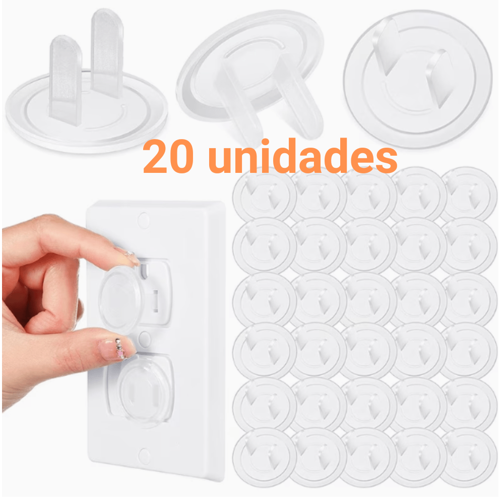 SET X 20 PROTECTORES SEGUROS PARA TOMACORRIENTES ENCHUFES - 2