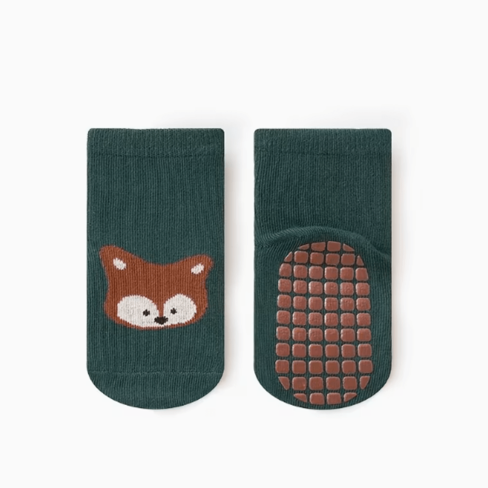 5 PARES MEDIAS PARA BEBE ANTIDELIZANTE PARA CAMINAR EN CASA - 3