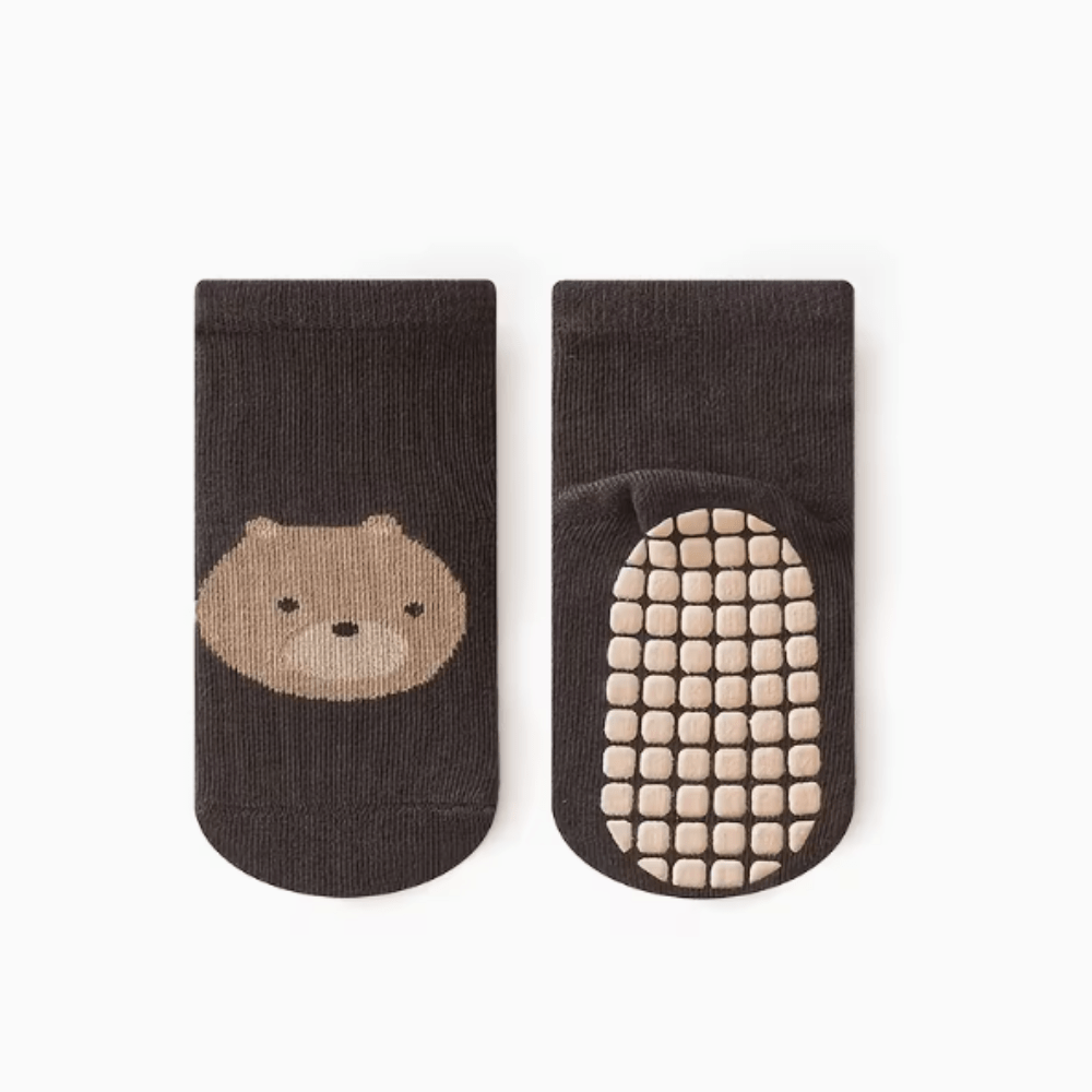 5 PARES MEDIAS PARA BEBE ANTIDELIZANTE PARA CAMINAR EN CASA - 4