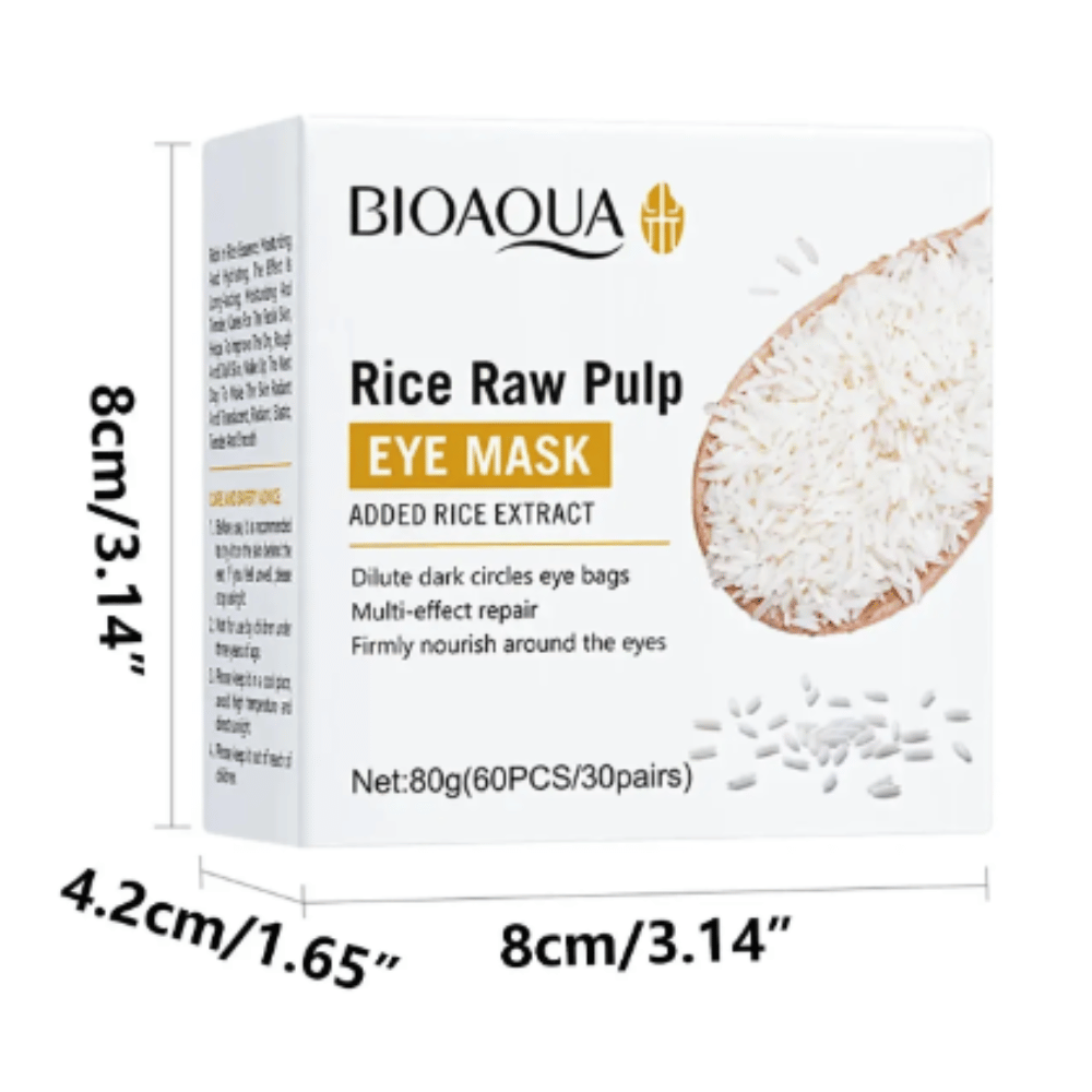 MASCARILLA DE OJOS BIOAQUA REAFIRMANTE ACLARANTE 60 UDS - 2