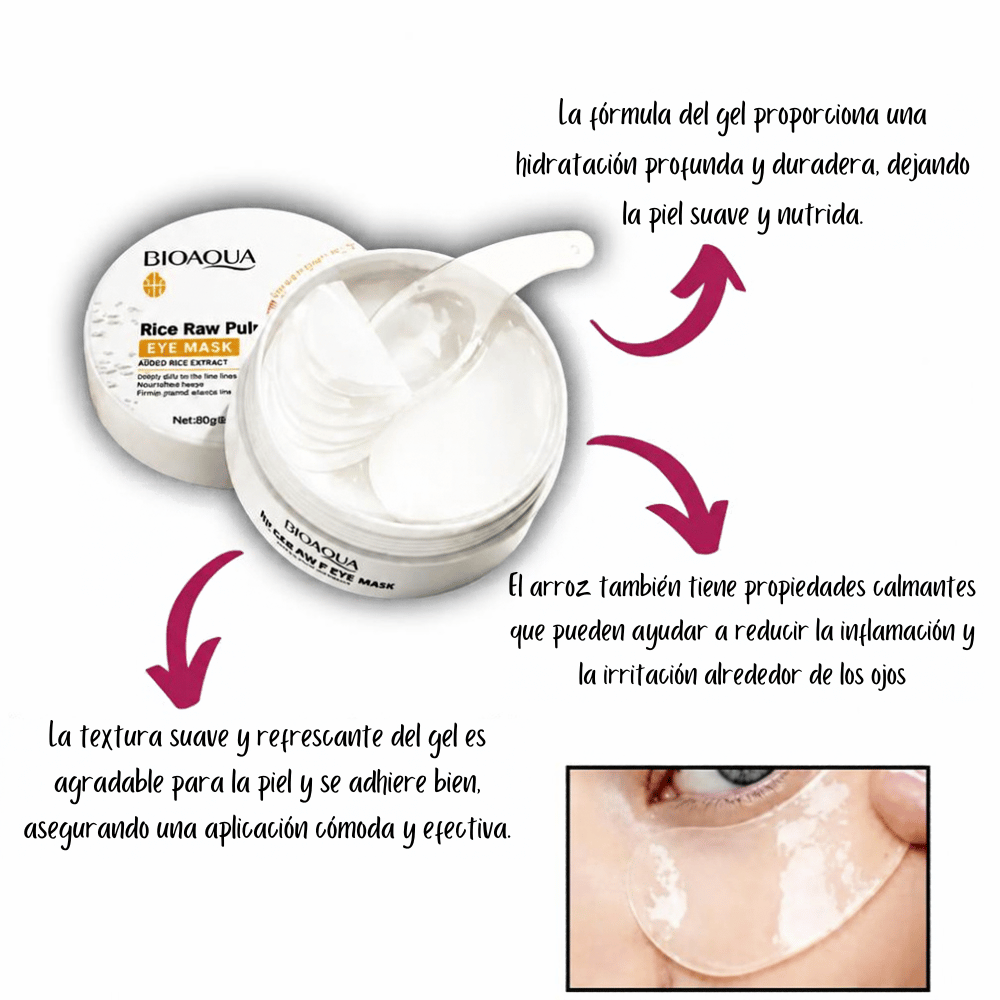 MASCARILLA DE OJOS BIOAQUA REAFIRMANTE ACLARANTE 60 UDS - 7