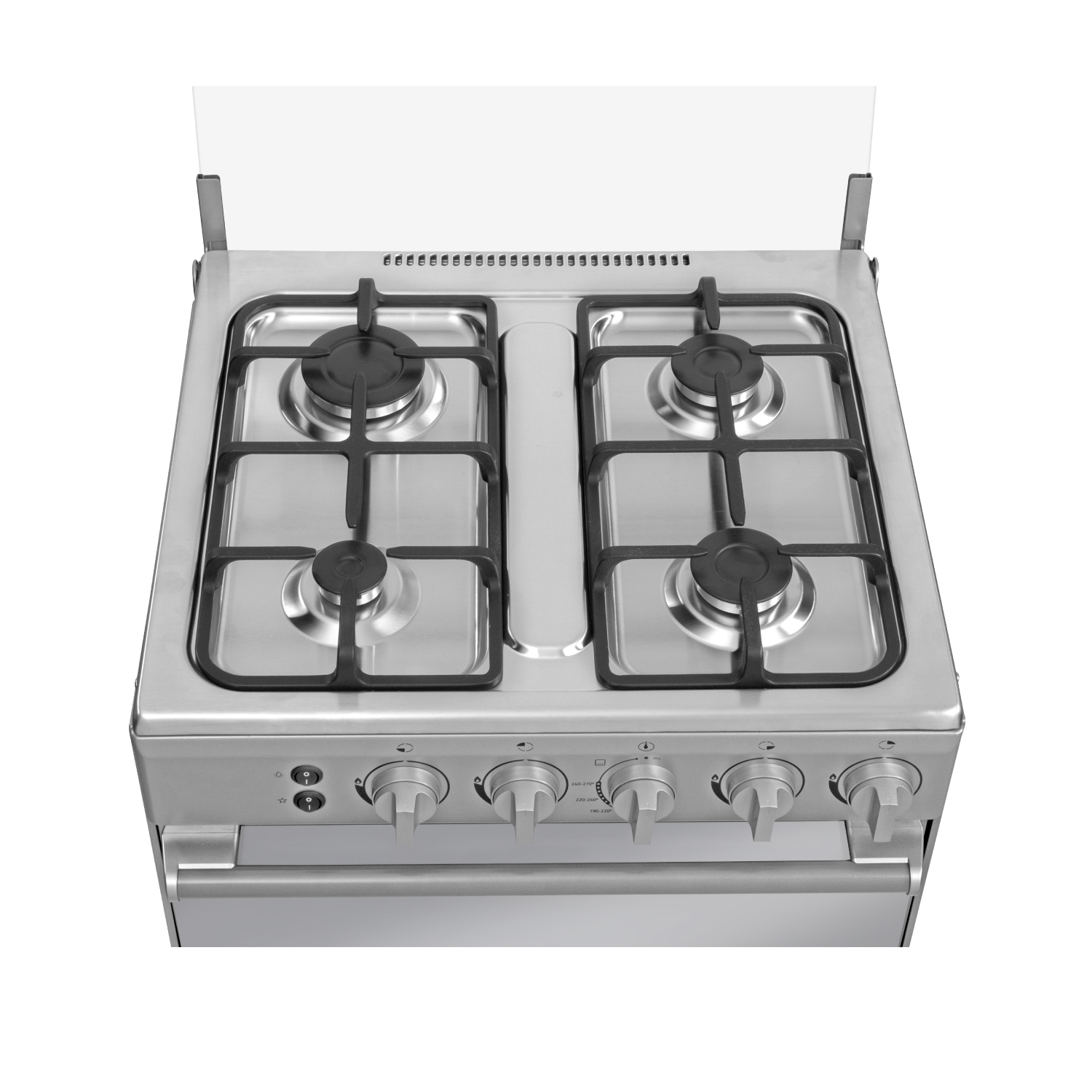 COCINA A GAS MIDEA 4 QUEMADORES MGS24FS2LAAMB SILVER - 7