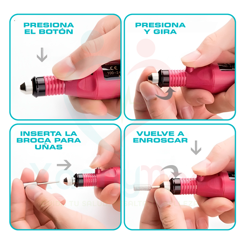 PULIDOR DE UÑAS TIPO DREMEL PORTÁTIL - 3
