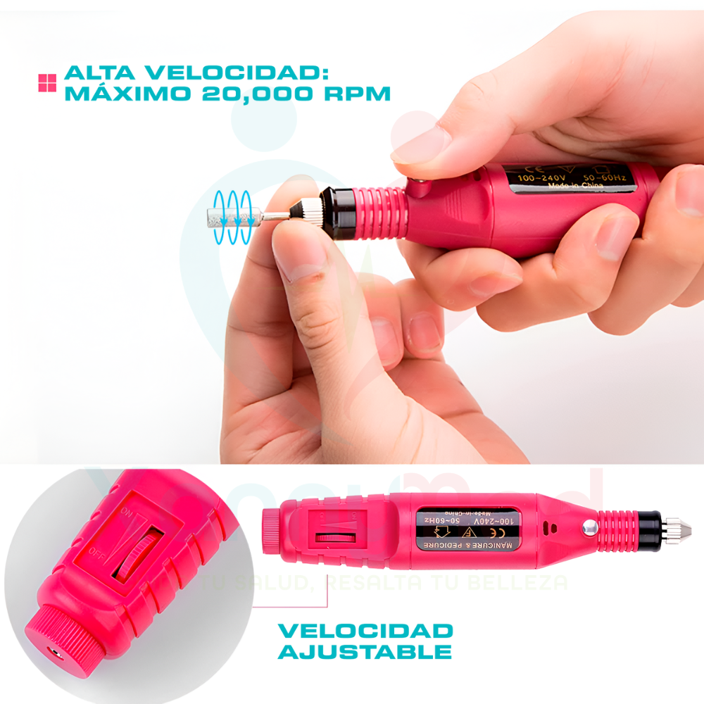 PULIDOR DE UÑAS TIPO DREMEL PORTÁTIL - 4
