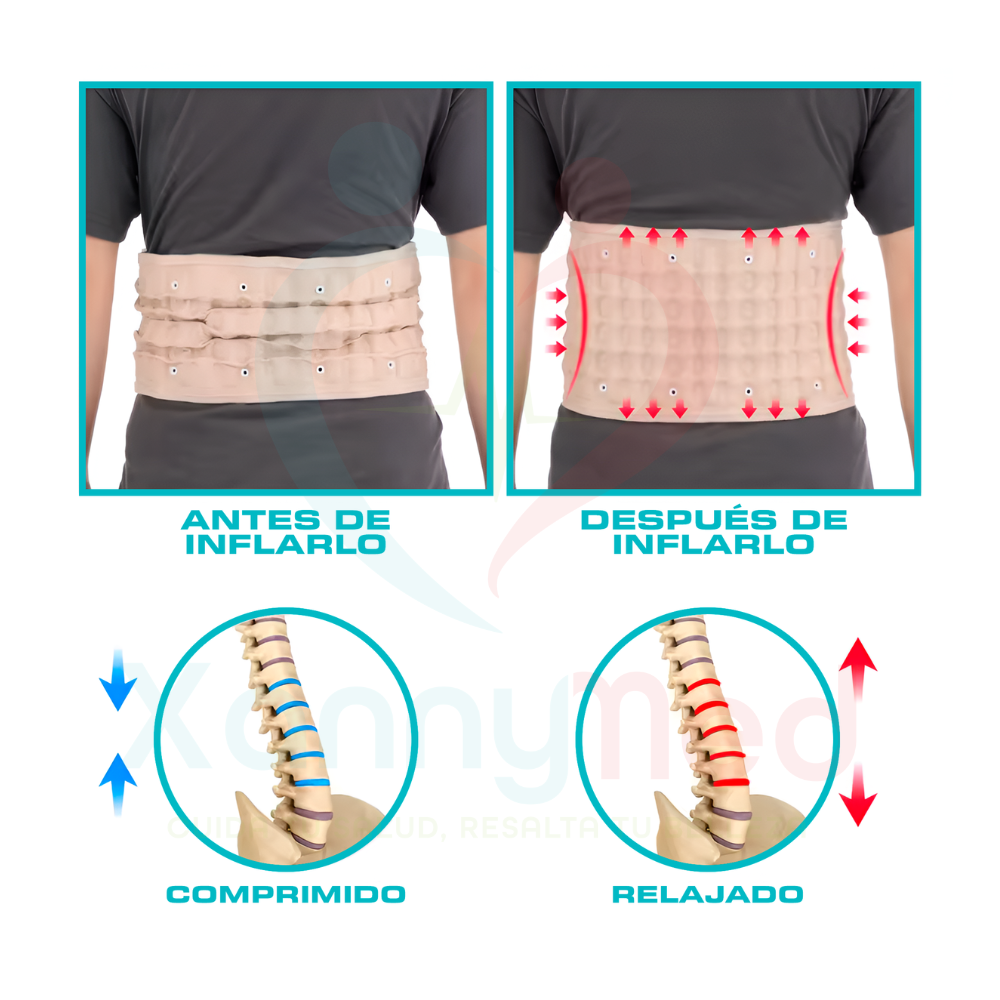FAJA DE DESCOMPRESIÓN LUMBAR UNICARE XANNYMED - 4