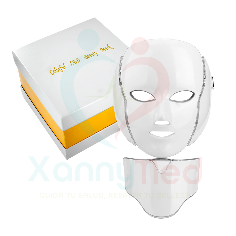 MÁSCARA LED 7 COLORES FOTOTERAPIA ACNE ANTIAGE - 1
