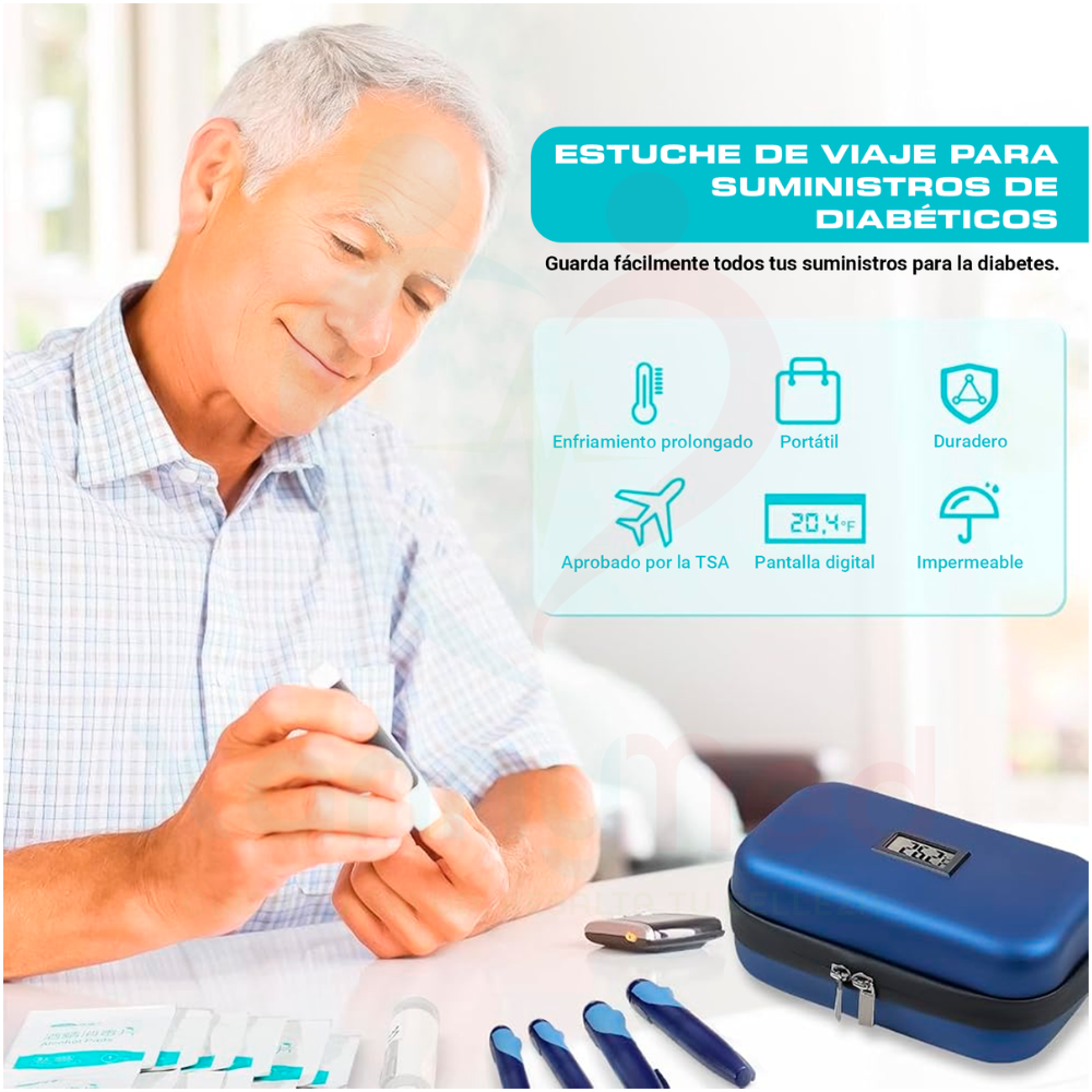 Cooler Portátil Para Insulina – Conservador Térmico Para Medicamentos O Insumos Médicos - 5