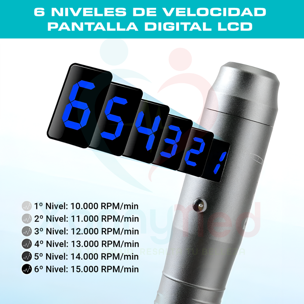 DERMAPEN ULTIMA M8 INALAMBRICO CON PANTALLA LED - 5
