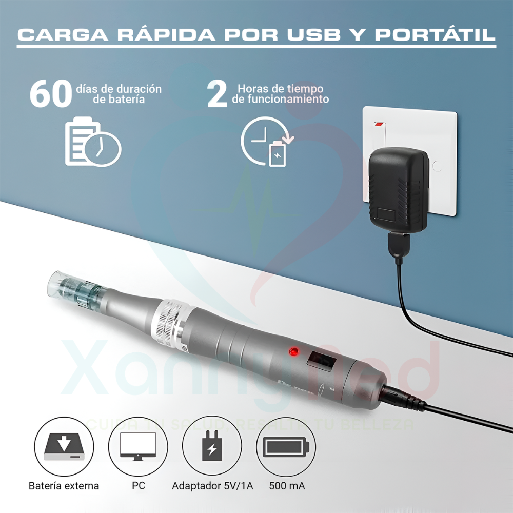 DERMAPEN ULTIMA M8 INALAMBRICO CON PANTALLA LED - 6