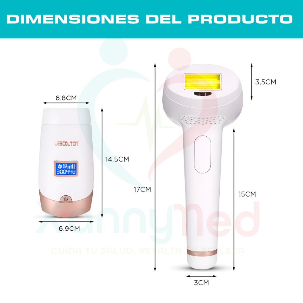 DEPILADORA LASER IPL - LESCOLTON - 3