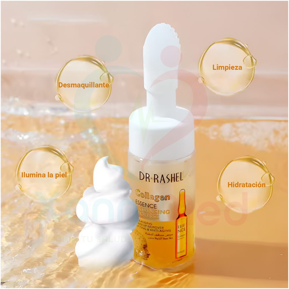 ESPUMA FACIAL LIMPIADORA DE COLĂGENO - DR. RASHEL - 2