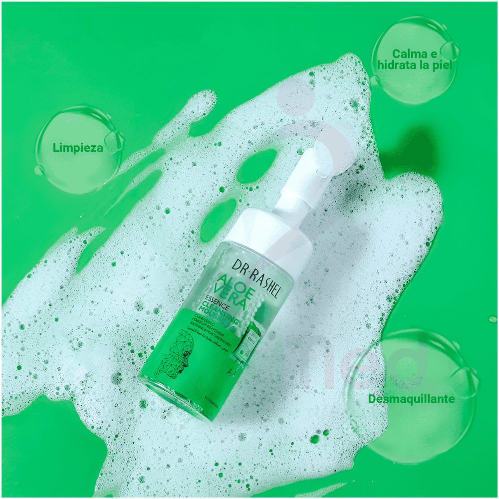 ESPUMA FACIAL LIMPIADORA DE ALOE VERA - DR. RASHEL - 2