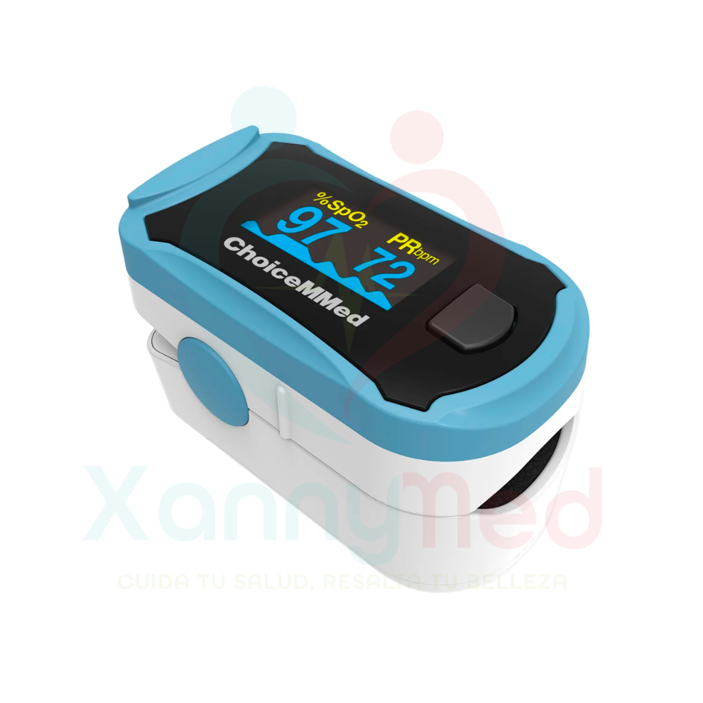 OXIMETRO CHOICEMMED ADULTO - CELESTE - 1
