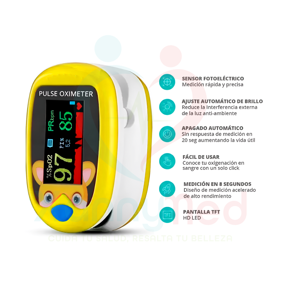 OXIMETRO NEONATAL RECARGABLE - AMARILLO - 3