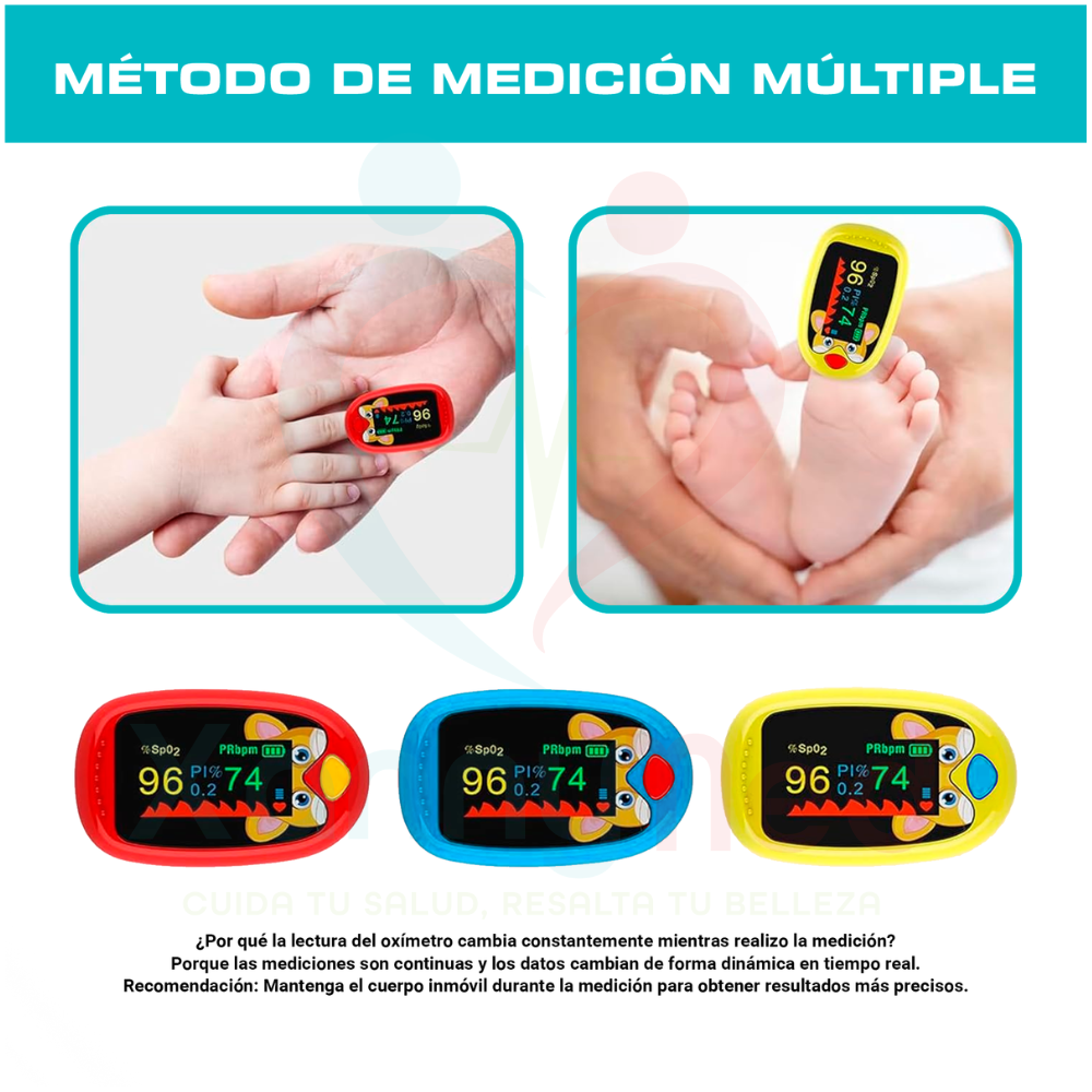 OXIMETRO NEONATAL RECARGABLE - AMARILLO - 5