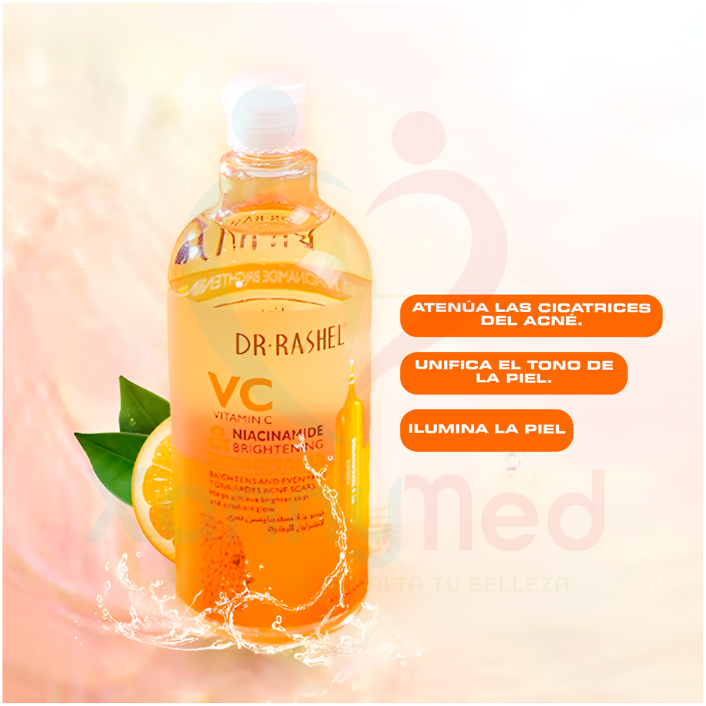 TONICO FACIAL DE VITAMINA C CON NIACINAMIDA 500 ML - DR. RASHEL - 2