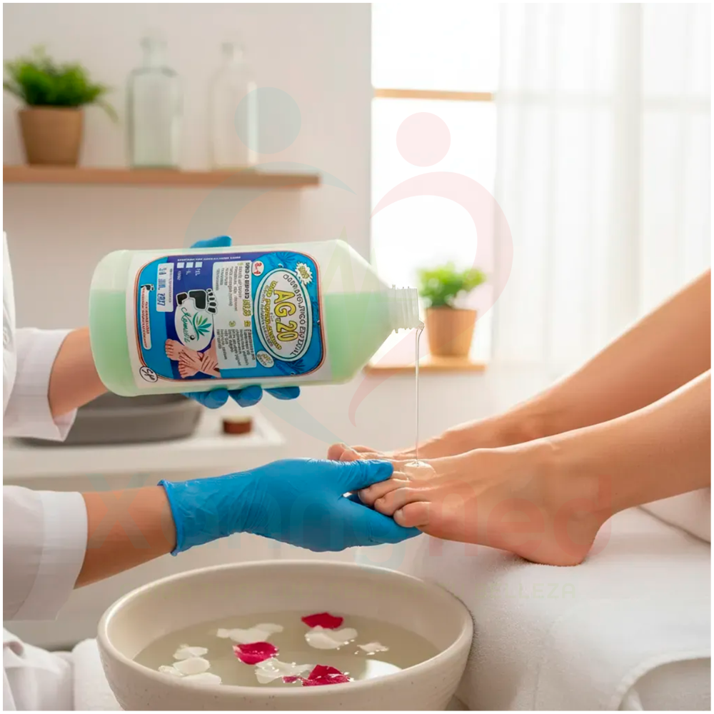 USO CONTRA LOS HONGOS DE LOS PIES - AG20 MEDIO LITRO - 4