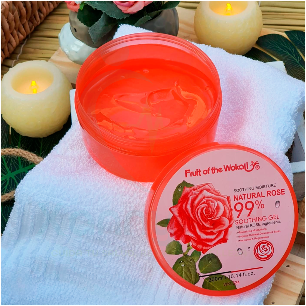 GEL HIDRATANTE DE ROSAS DE 300 ML - WOKALI - 4