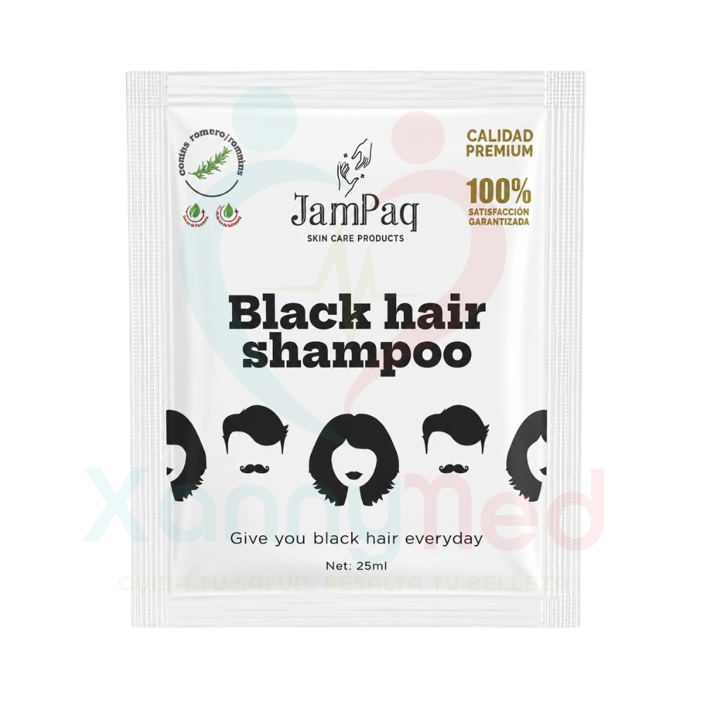 SACHET DE SHAMPOO PINTA CANAS NEGRO - JAMPAQ - 1